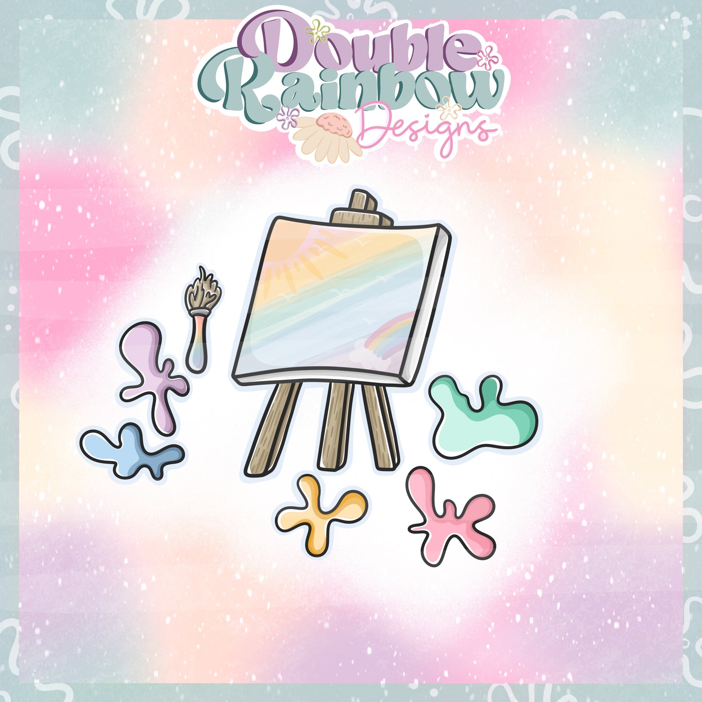 artsy pastel