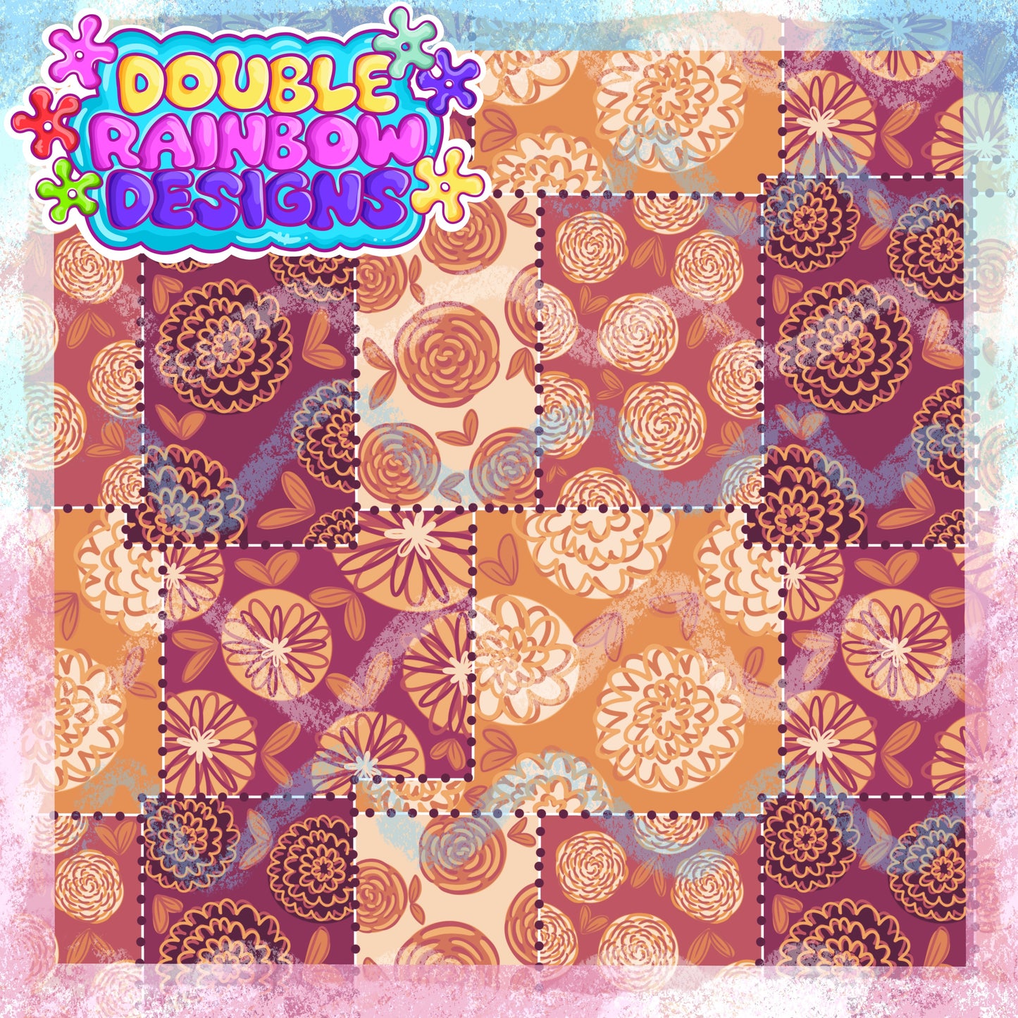 fall patchy floral