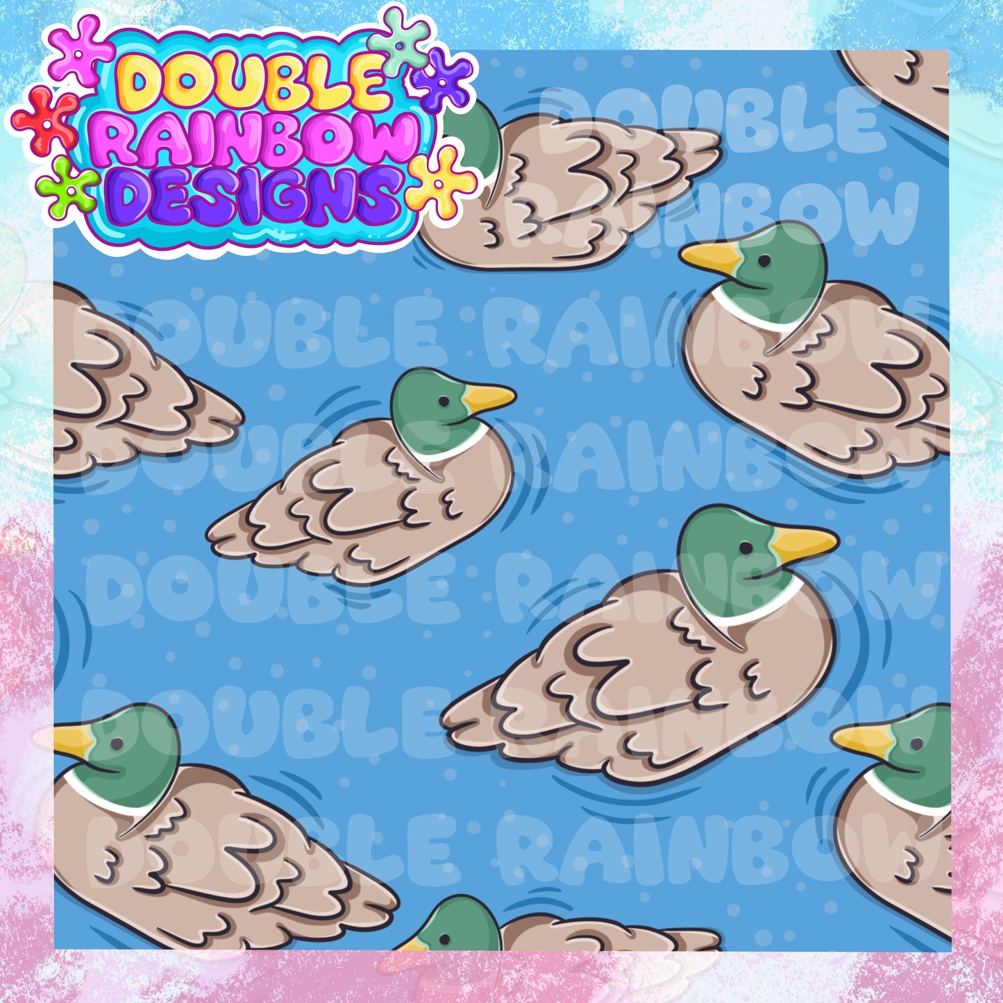 ducks- LIMITED COLORWAY WILL NEVER RESTOCK