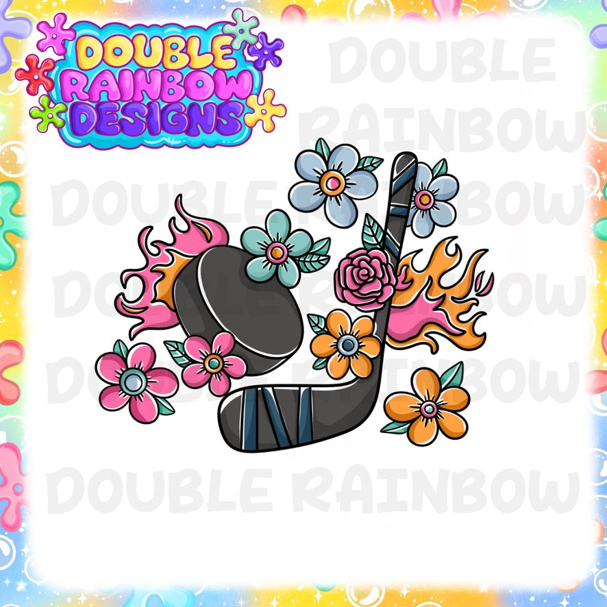 hockey floral