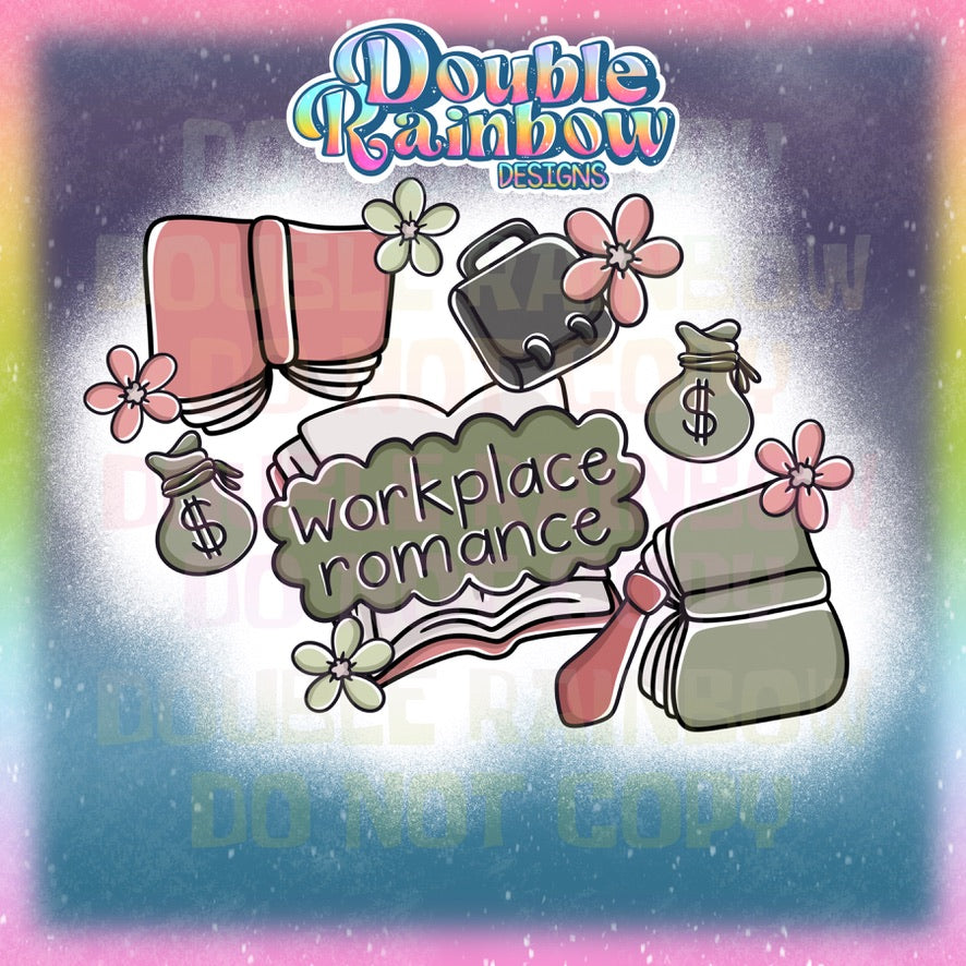 workplace romance doodles