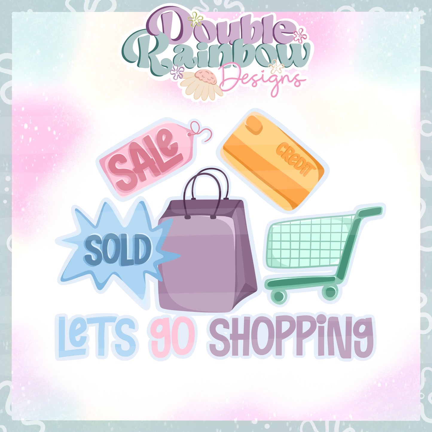pastel shopping