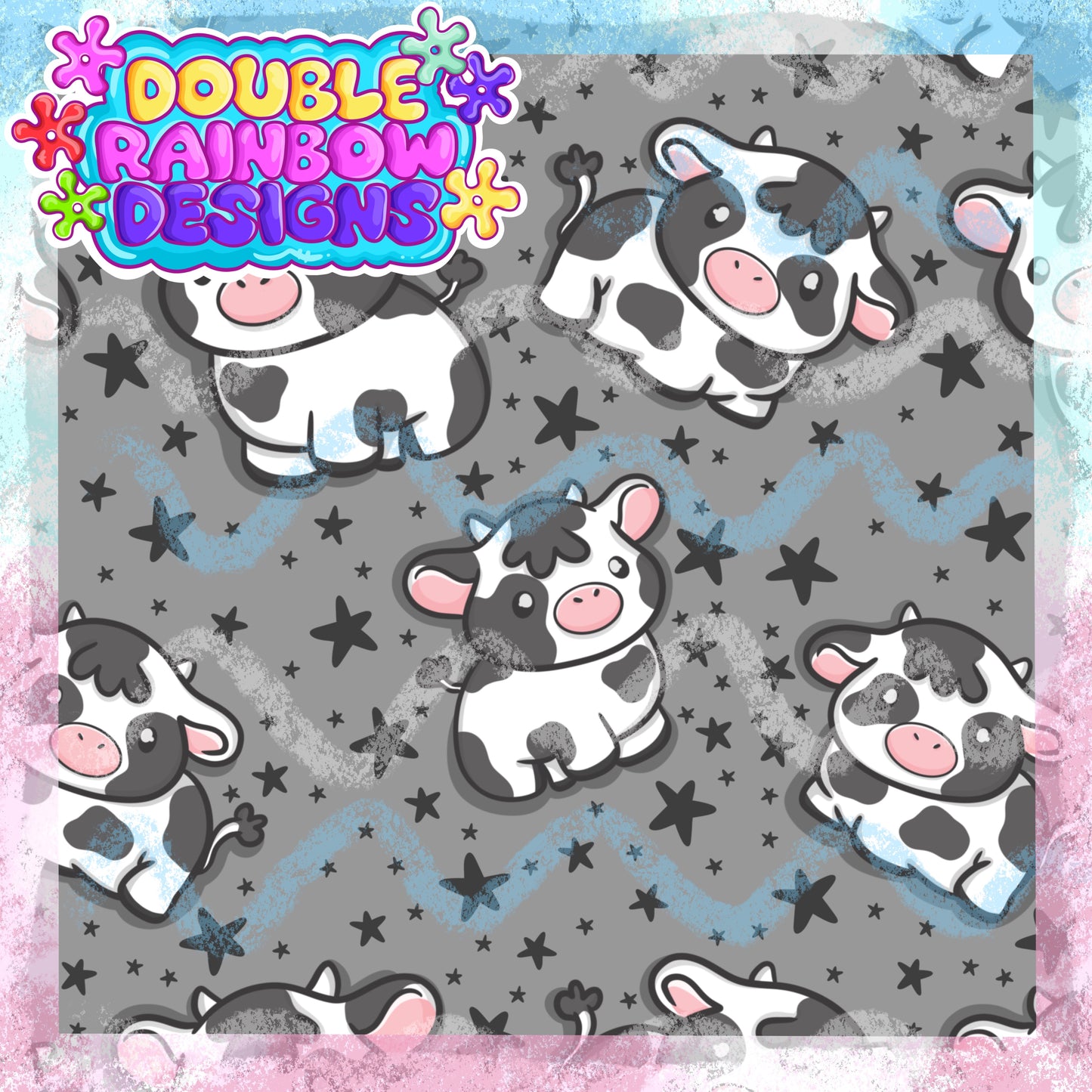 cows- LIMITED COLORWAY WILL NEVER RESTOCK