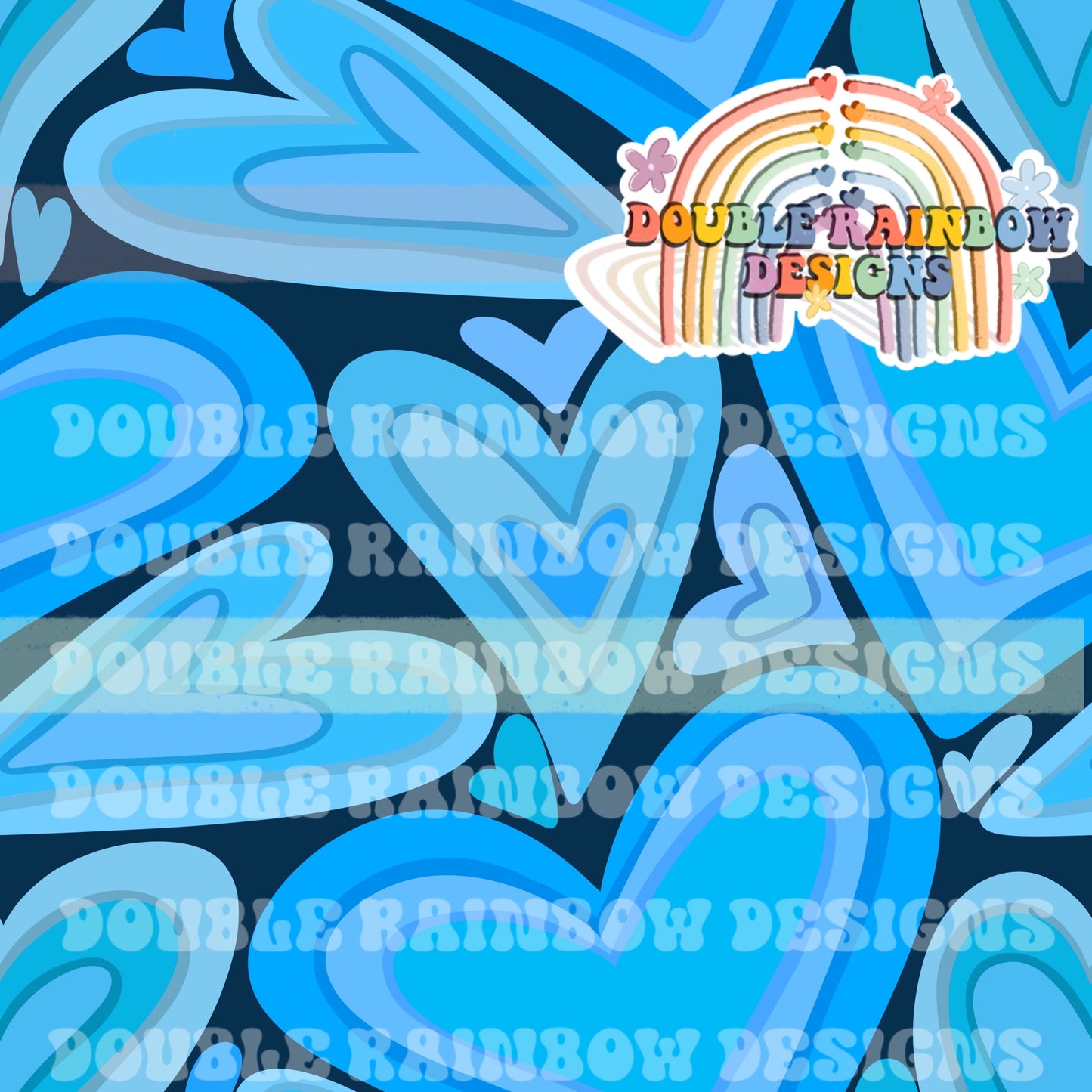 Blue hearts