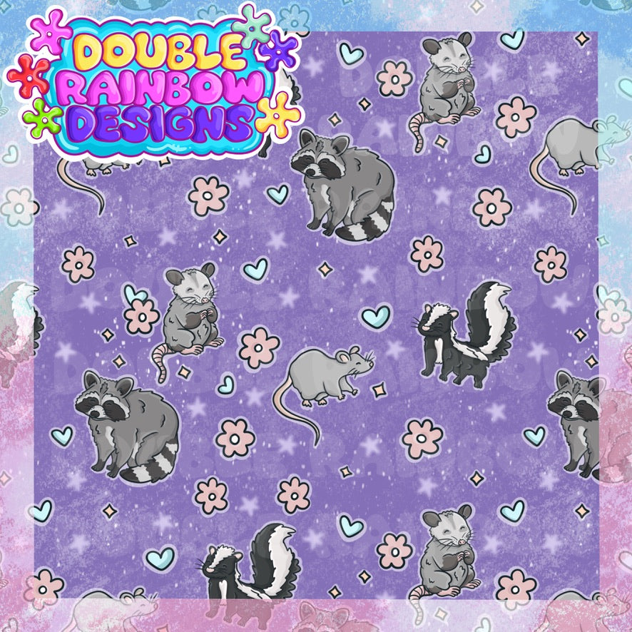 trashy animal floral
