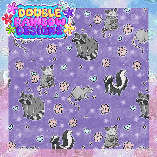trashy animal floral