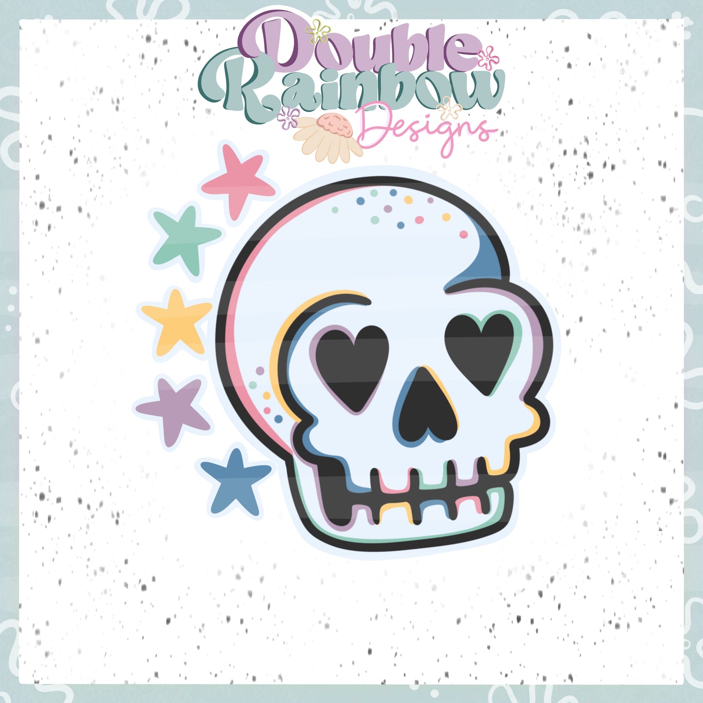 pastel skulls