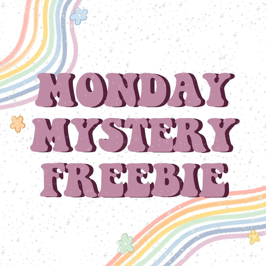 Monday Mystery Freebie 1/22