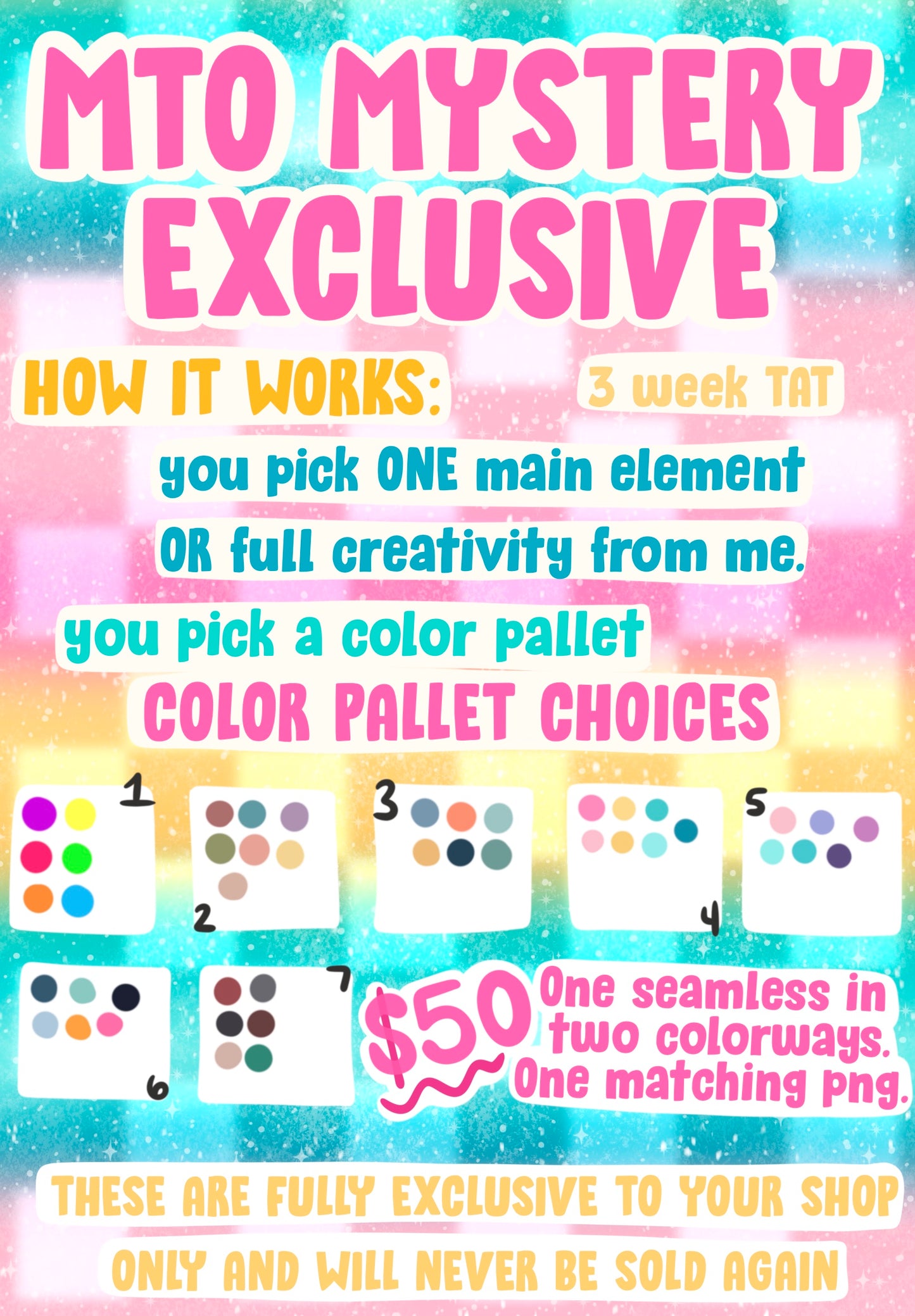 MYSTERY EXCLUSIVE MTO NO CODE