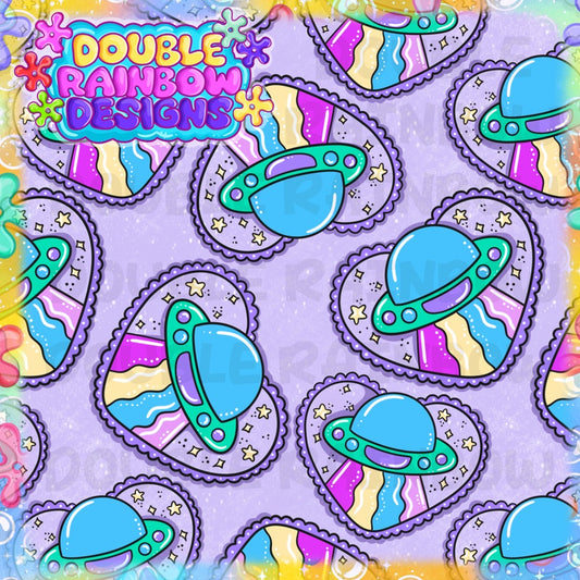 spaceship hearts