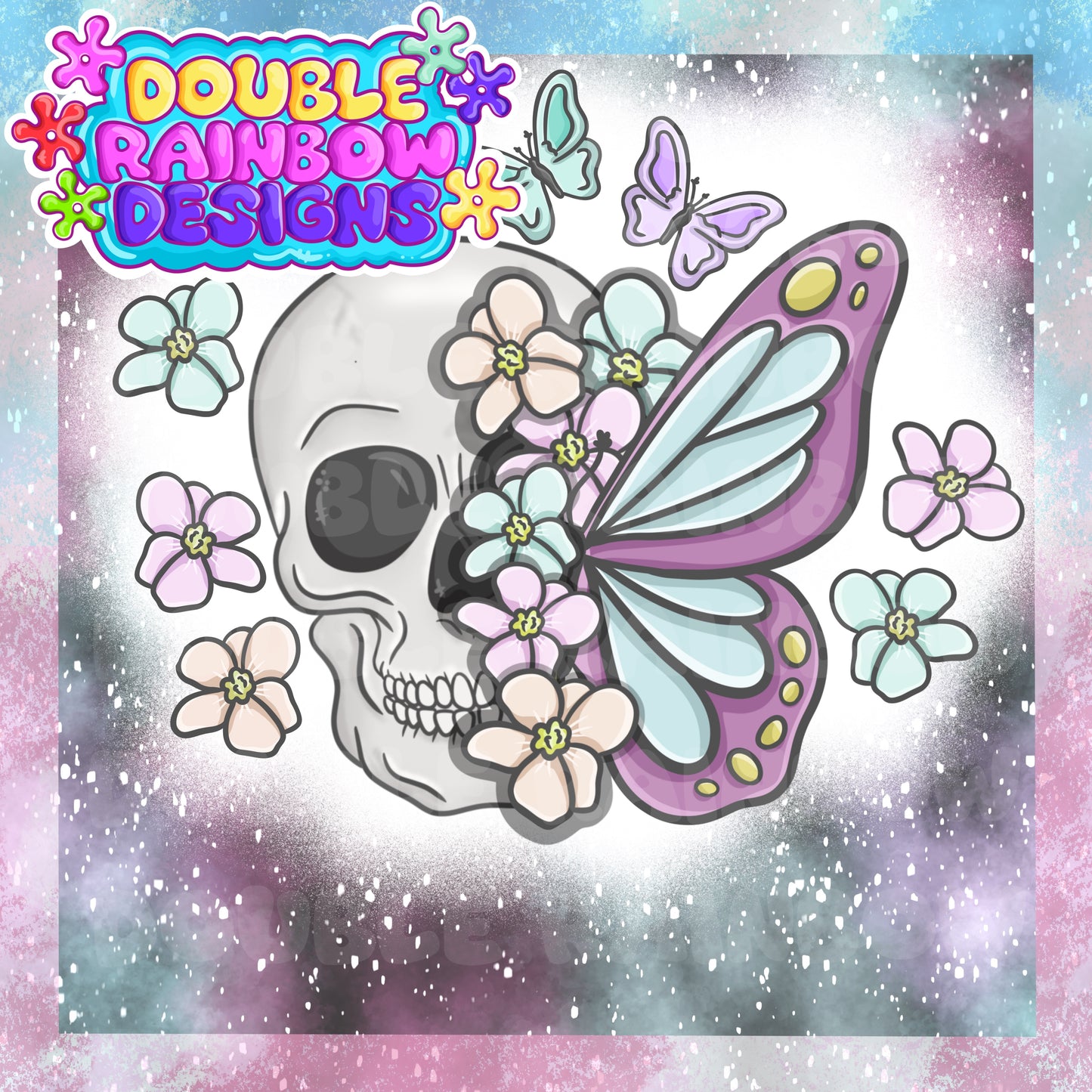 butterfly skul