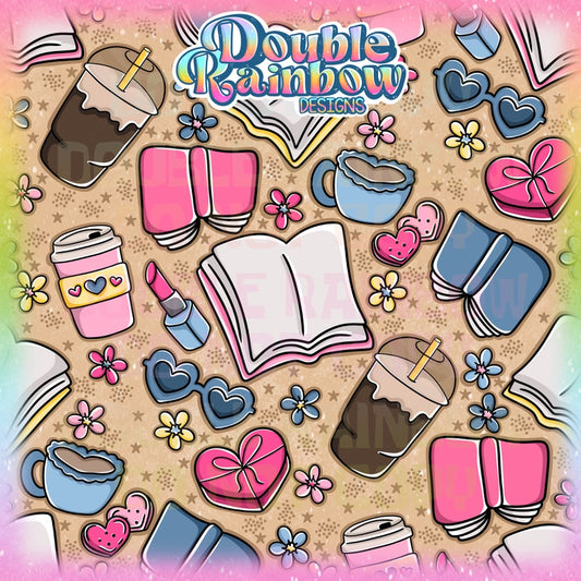 pretty book doodles