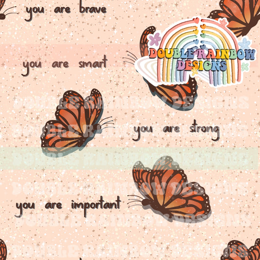 Affirmation butterfly