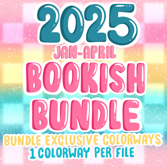 2025 Jan-April bookish bundle exclusive colorways