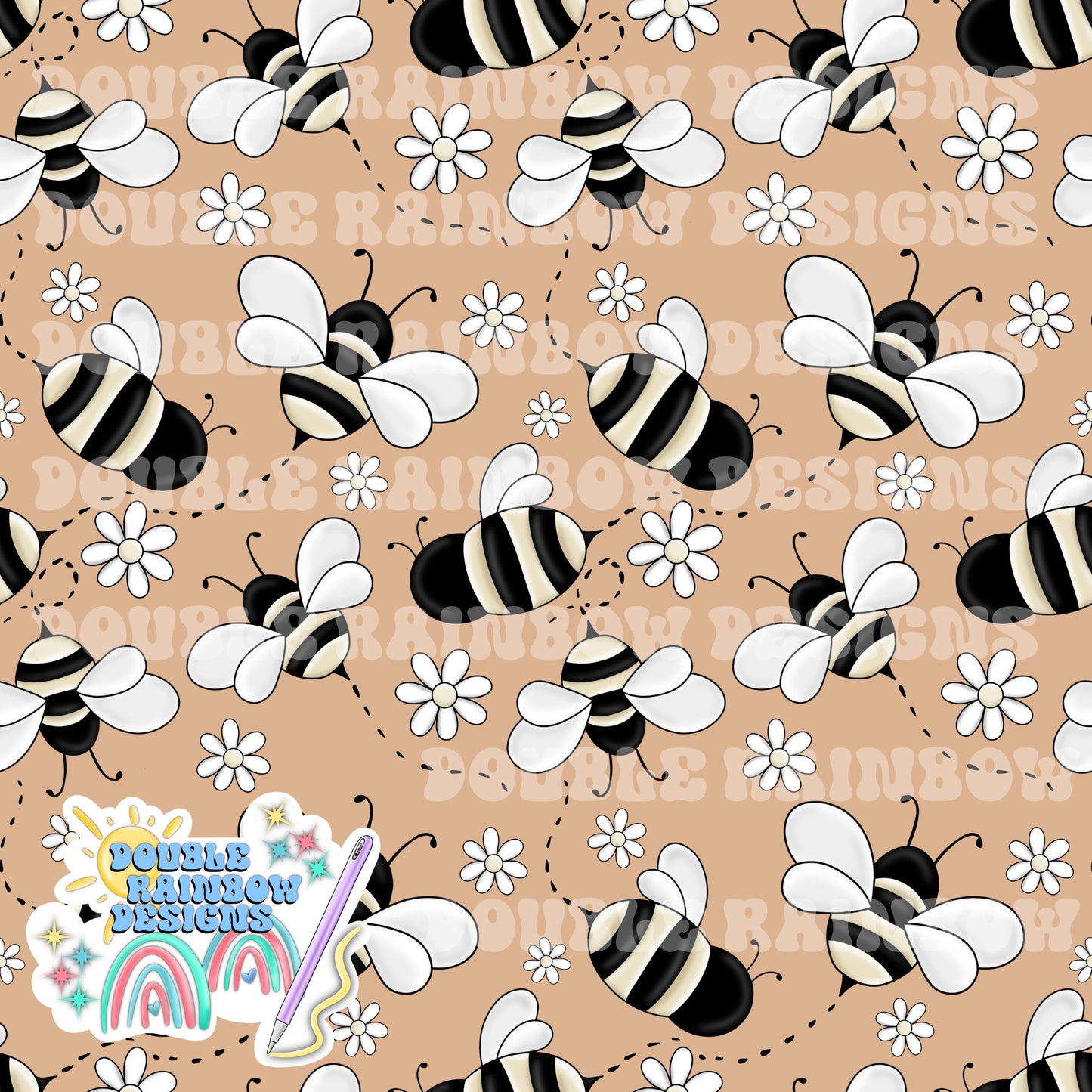 dainty daisy bee