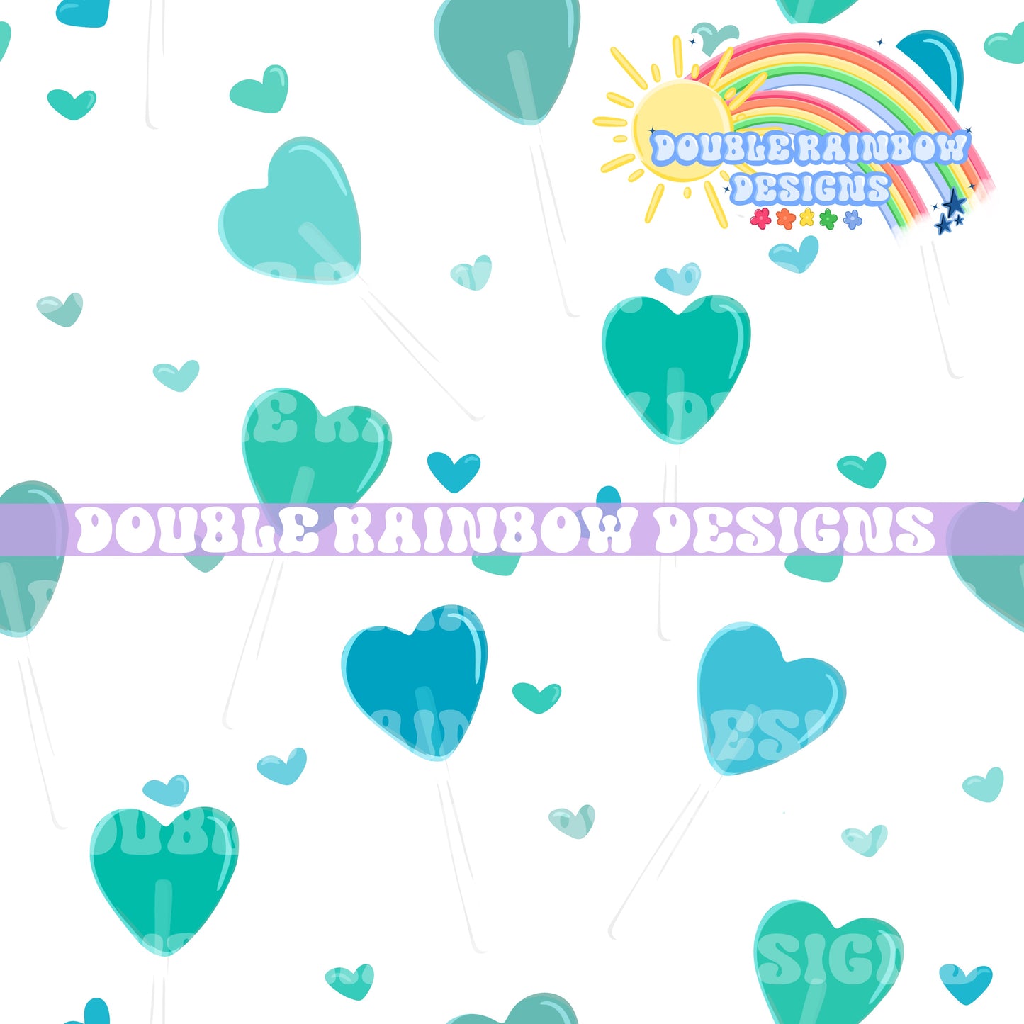 Blue Heart Suckers