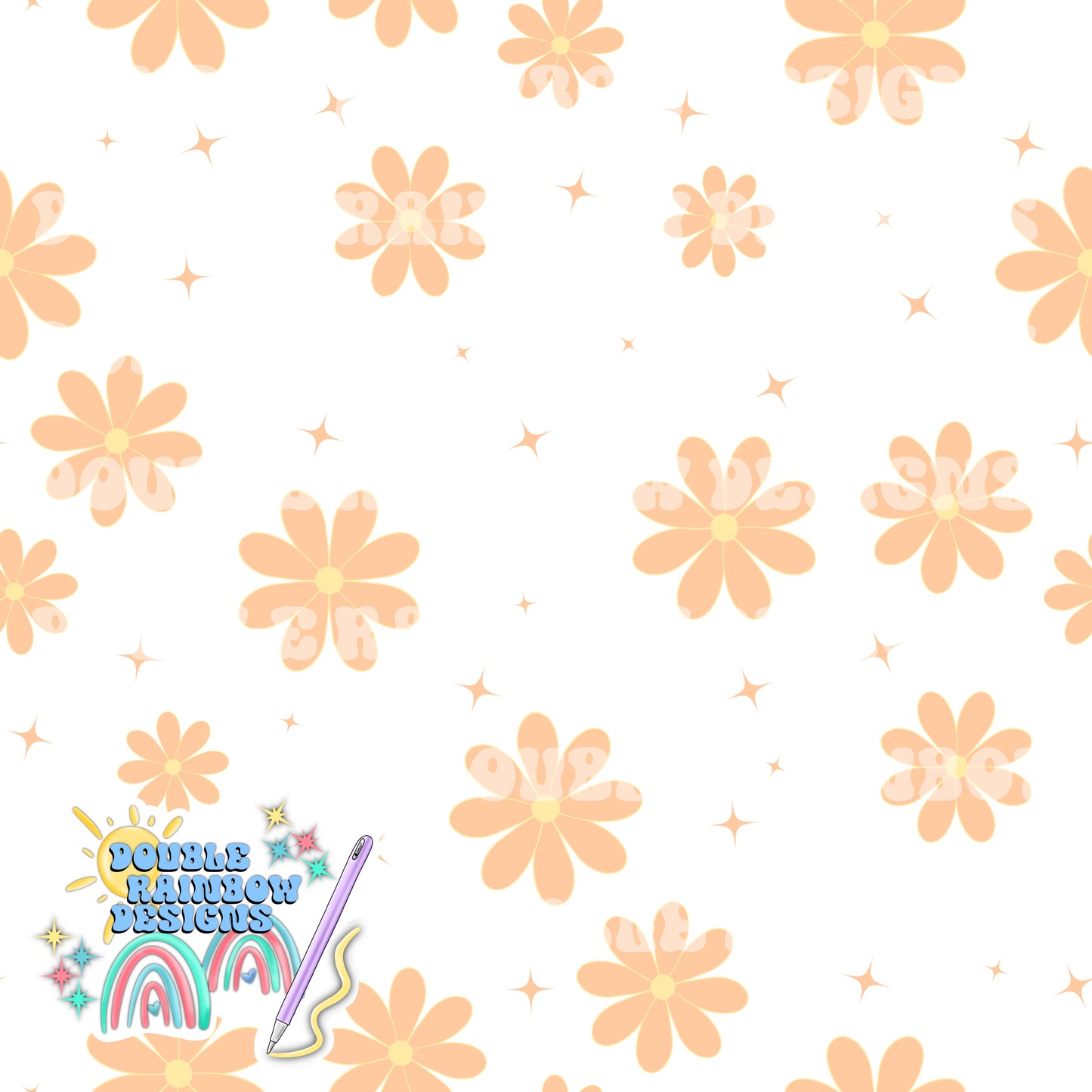 Peachy floral