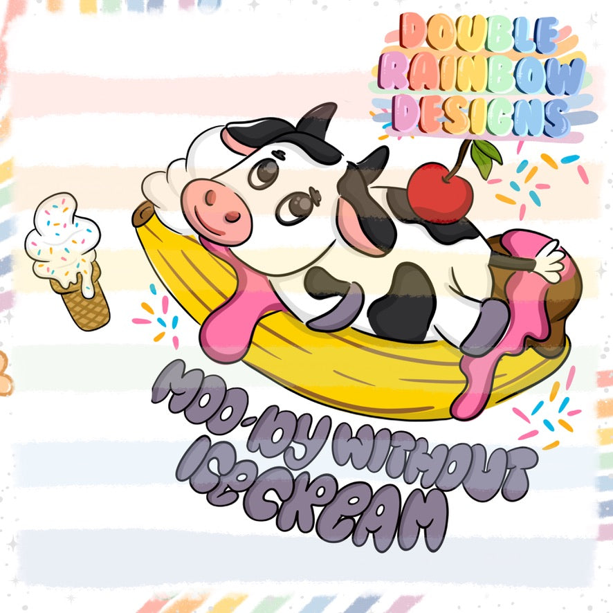 ice cream cow