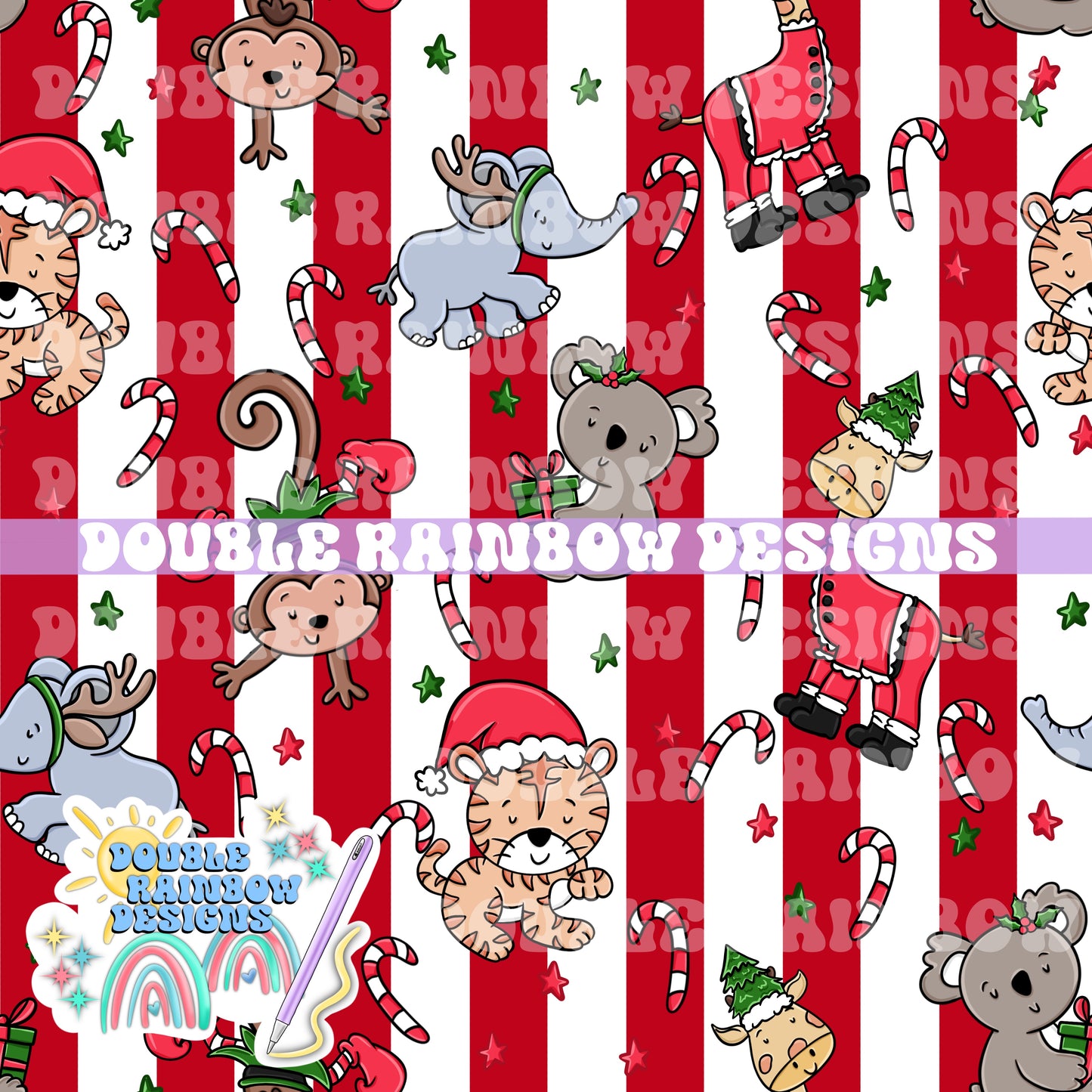 Christmas Zoo animals