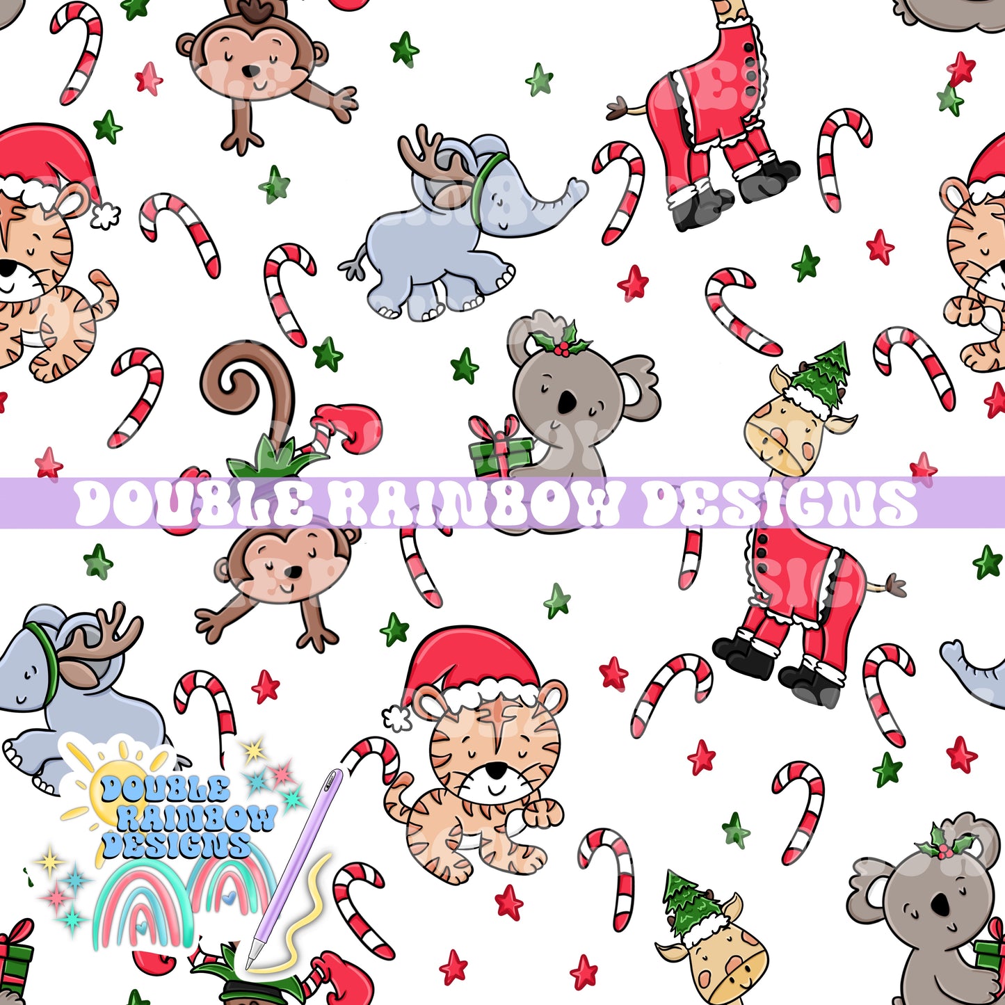 Christmas Zoo animals